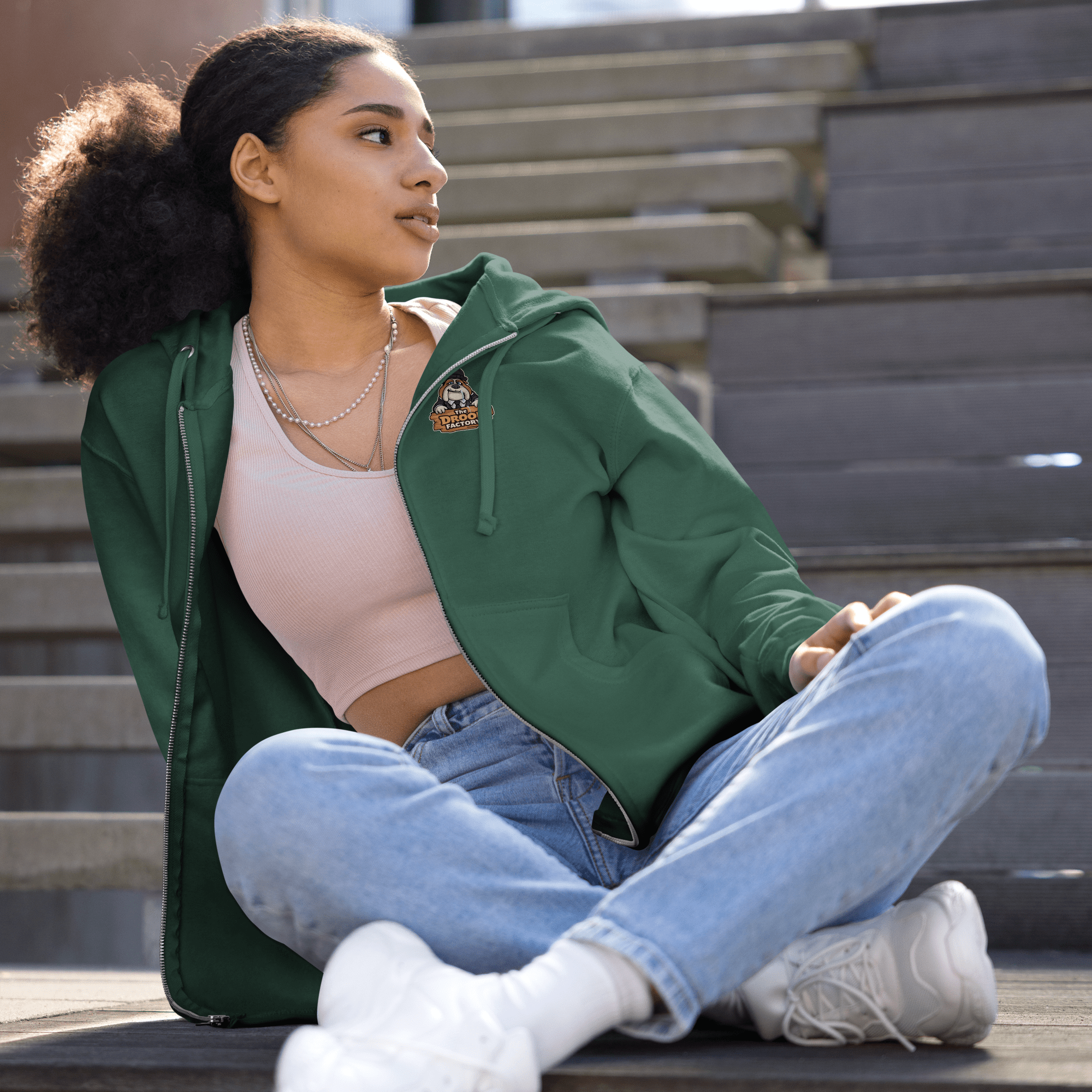 The Drool Factory - Zip Hoodie - The Drool Factory