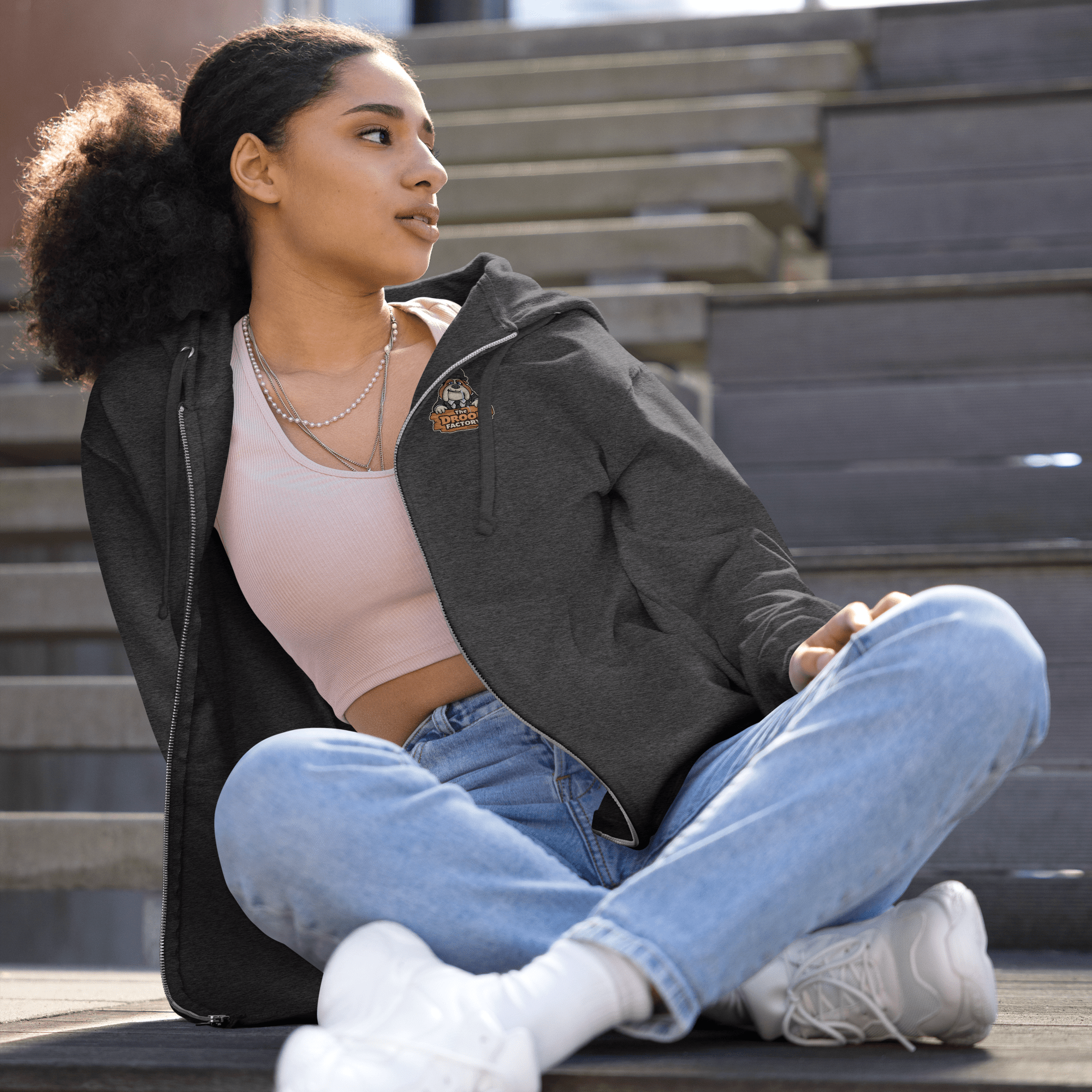 The Drool Factory - Zip Hoodie - The Drool Factory